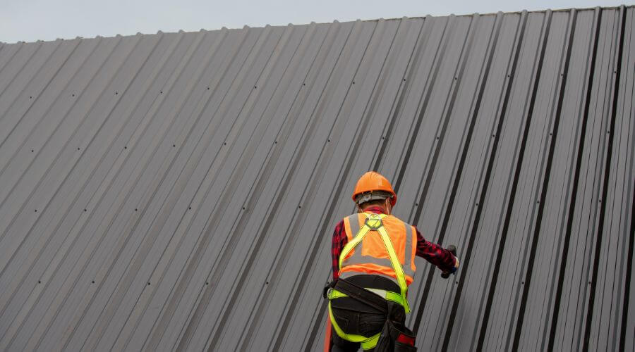 Professional metal roof installation services in Braman, OK