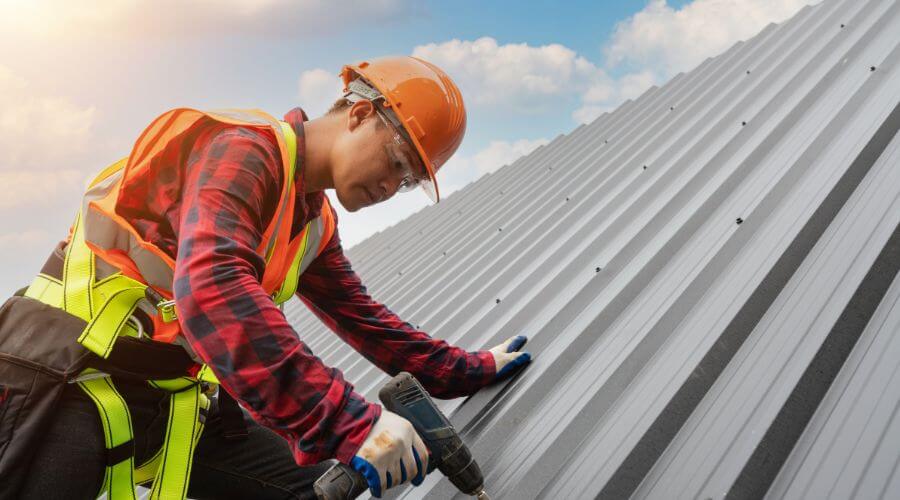 Professional metal roof installation in Braman, OK